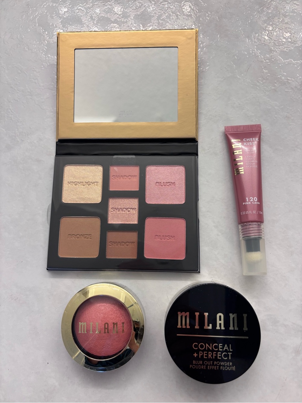 New Milani Bundle 4 Makeup products